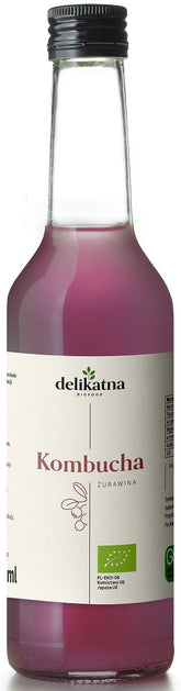 BIO-CRANBERRY-KOMBUCHA 270 ml - DELIKATNA - Biogo.de